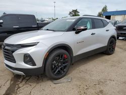 Salvage cars for sale at Woodhaven, MI auction: 2020 Chevrolet Blazer 3LT