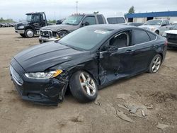 2016 Ford Fusion S en venta en Woodhaven, MI