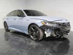 Salvage cars for sale at Colton, CA auction: 2022 Honda Accord Hybrid Sport