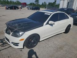 Salvage cars for sale at Cahokia Heights, IL auction: 2012 Mercedes-Benz C 300 4matic