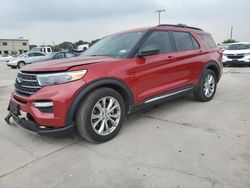 Salvage cars for sale at Wilmer, TX auction: 2021 Ford Explorer XLT