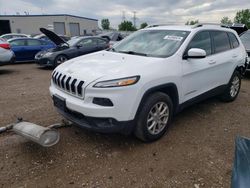 Salvage cars for sale at Elgin, IL auction: 2018 Jeep Cherokee Latitude Plus