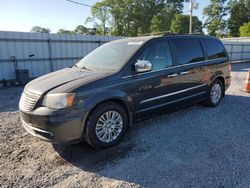 Salvage cars for sale at Gastonia, NC auction: 2012 Chrysler Town & Country Touring L