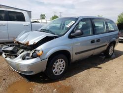 Salvage cars for sale from Copart Elgin, IL: 2005 Dodge Grand Caravan SE