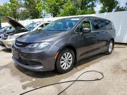 Salvage cars for sale at Bridgeton, MO auction: 2017 Chrysler Pacifica Touring