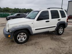 Salvage cars for sale at Apopka, FL auction: 2007 Jeep Liberty Sport