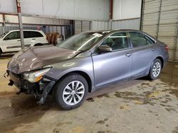 Salvage cars for sale at Mocksville, NC auction: 2015 Toyota Camry LE