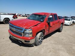 Salvage cars for sale at Amarillo, TX auction: 2015 Chevrolet Silverado C1500 LT