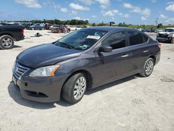 Salvage cars for sale at West Palm Beach, FL auction: 2014 Nissan Sentra S