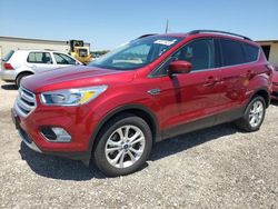Salvage cars for sale at Temple, TX auction: 2018 Ford Escape SE