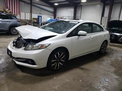 Salvage cars for sale from Copart West Mifflin, PA: 2014 Honda Civic EXL