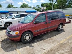 Salvage cars for sale at Wichita, KS auction: 2002 Chevrolet Venture