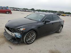 Salvage cars for sale at San Antonio, TX auction: 2014 Lexus IS 250