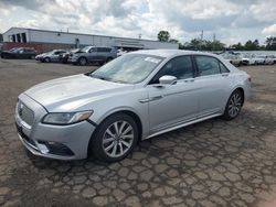 Salvage cars for sale at New Britain, CT auction: 2018 Lincoln Continental