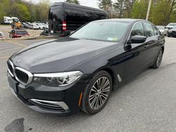 Salvage cars for sale at North Billerica, MA auction: 2018 BMW 530 XI