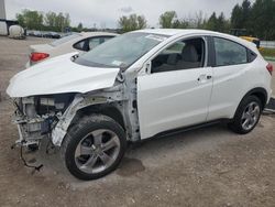 Salvage cars for sale at Leroy, NY auction: 2018 Honda HR-V LX