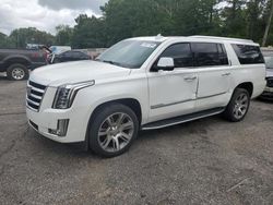 Salvage cars for sale from Copart Eight Mile, AL: 2017 Cadillac Escalade ESV Luxury