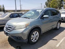Salvage cars for sale at Rancho Cucamonga, CA auction: 2012 Honda CR-V EXL