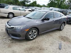 Salvage cars for sale at Hampton, VA auction: 2016 Honda Civic LX