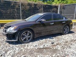 Salvage cars for sale at Waldorf, MD auction: 2014 Nissan Maxima S