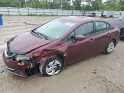 Salvage cars for sale at Hampton, VA auction: 2014 Honda Civic LX