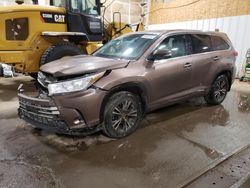 Salvage cars for sale from Copart Anchorage, AK: 2018 Toyota Highlander LE