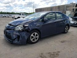 Salvage cars for sale at Fredericksburg, VA auction: 2015 Toyota Prius