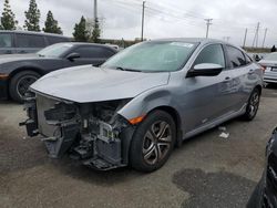 Salvage cars for sale at Rancho Cucamonga, CA auction: 2017 Honda Civic LX