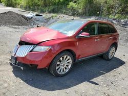 Salvage cars for sale at Marlboro, NY auction: 2015 Lincoln MKX