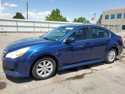 Salvage cars for sale at Littleton, CO auction: 2010 Subaru Legacy 2.5I Premium