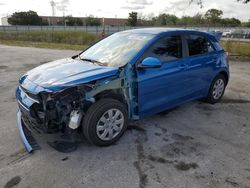 KIA salvage cars for sale: 2021 KIA Rio S