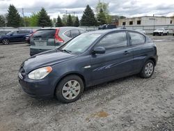 Salvage cars for sale from Copart Albany, NY: 2010 Hyundai Accent Blue