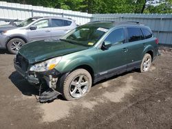 Salvage cars for sale at Center Rutland, VT auction: 2012 Subaru Outback 2.5I Premium