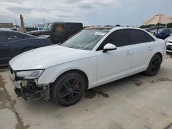 Salvage cars for sale at Grand Prairie, TX auction: 2017 Audi A4 Premium