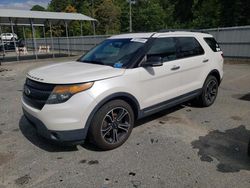 Salvage cars for sale at Savannah, GA auction: 2014 Ford Explorer Sport