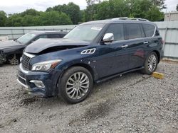 Salvage cars for sale from Copart Augusta, GA: 2017 Infiniti QX80 Base