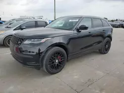 Salvage cars for sale at Grand Prairie, TX auction: 2018 Land Rover Range Rover Velar S