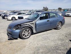 Salvage cars for sale at Antelope, CA auction: 2006 Infiniti G35