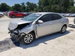 Vehiculos salvage en venta de Copart Ocala, FL: 2016 Toyota Corolla L