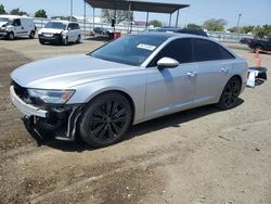 Salvage cars for sale at San Diego, CA auction: 2021 Audi A6 Premium