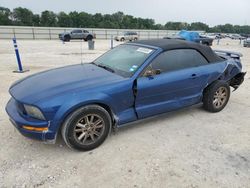 Salvage cars for sale at New Braunfels, TX auction: 2006 Ford Mustang