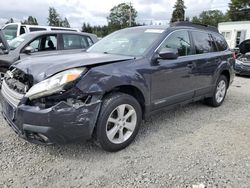 Salvage cars for sale from Copart Graham, WA: 2013 Subaru Outback 2.5I Premium