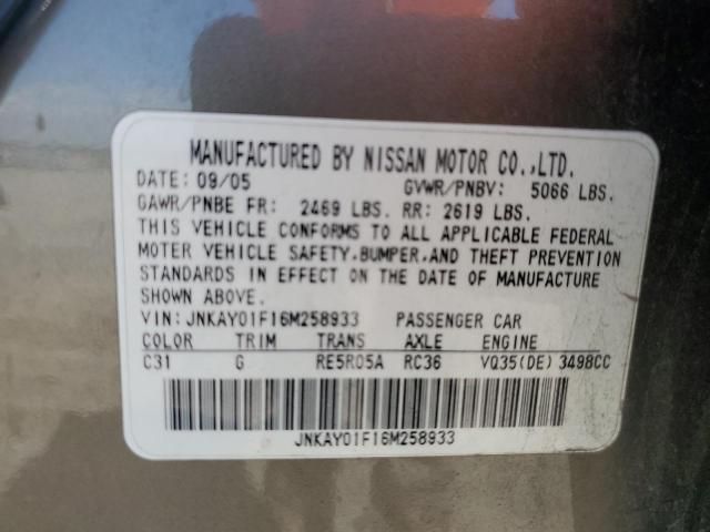 2006 Infiniti M35 Base