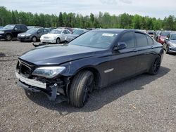 Salvage cars for sale at Bowmanville, ON auction: 2014 BMW 750 XI