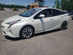 Salvage cars for sale at Dunn, NC auction: 2016 Toyota Prius