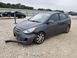 Salvage cars for sale at New Braunfels, TX auction: 2013 Hyundai Accent GLS