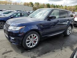 Salvage cars for sale at Exeter, RI auction: 2014 Land Rover Range Rover Sport Autobiography