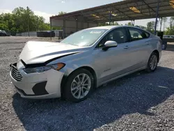 Salvage cars for sale at Cartersville, GA auction: 2019 Ford Fusion SE