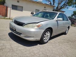 Salvage cars for sale at Sun Valley, CA auction: 2002 Toyota Camry LE