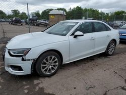 Salvage cars for sale at Pennsburg, PA auction: 2021 Audi A4 Premium 40